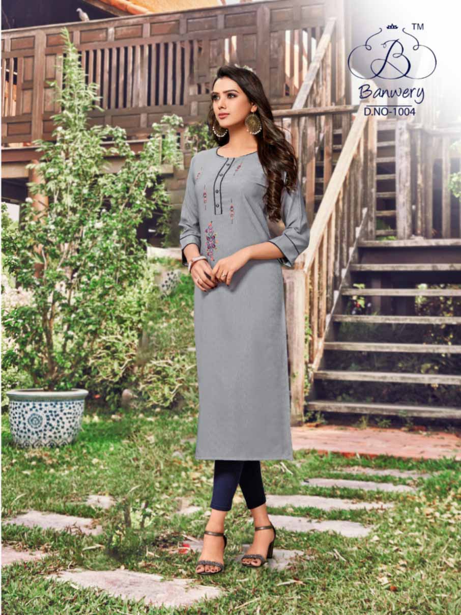 Fashion Tree Embroidery Design Kurti Set Fashion Tree Embroidery Design Kurti Set